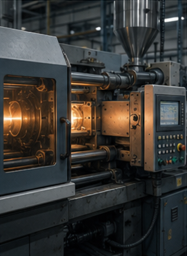 Engineering resin injection molding